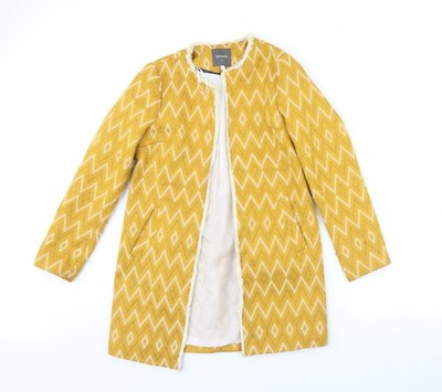 NEXT gelb gestreifte Damenjacke Größe 6