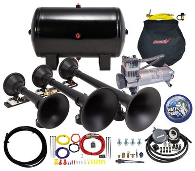 Kleinn HK9 Black Triple Train Horn