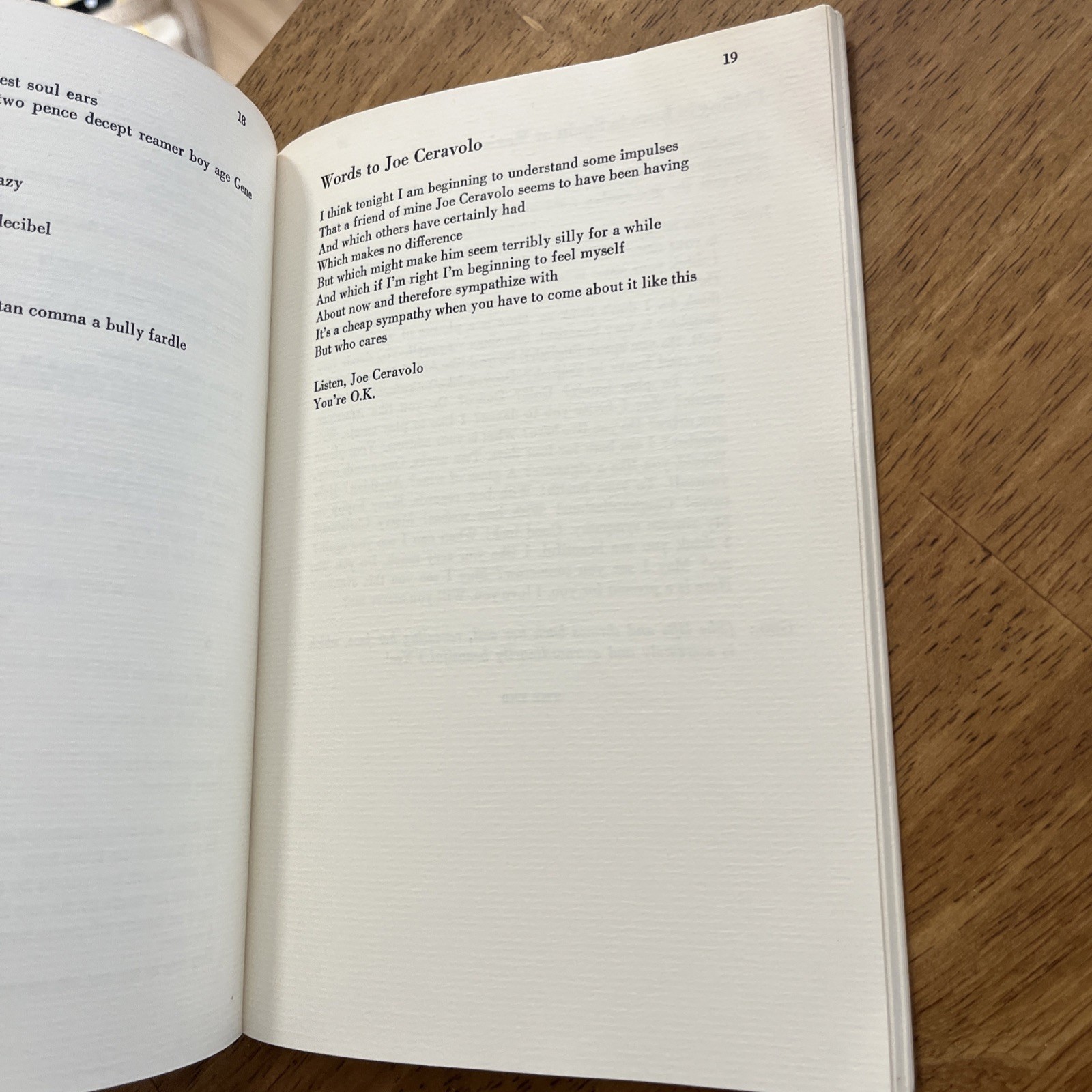 Great Balls Of Fire, Ron Padgett Poems, Stated First Edition First Printing 1969