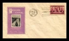 US COVER PANAMA CANAL 25TH ANNIVERSARY FDC SCOTT 856 IOOR CACHET