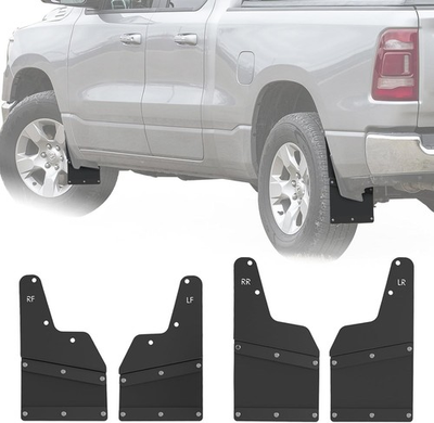 #ad 4PCS For Dodge Ram 2019 24 Metal Mudguards Mud Flaps Splash Guards Mudflaps New $79.99
