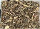 VTG/MOD Gold Plated Costume Jewelry Lot Scrap Wear Junk Parts Refine Salvage10lb