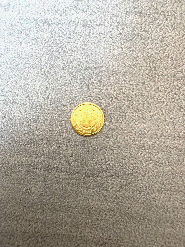 Italy, Umberto I, 50 Lire, 1884, Rome, Gold, Very rare 7mm