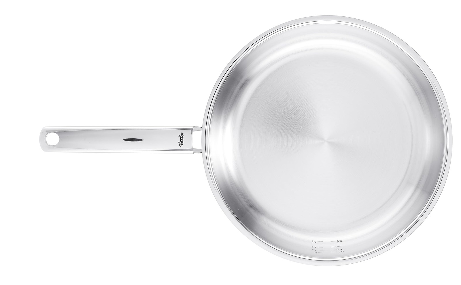 Poêle en acier inoxydable de 28 cm avec diffusion thermique optimale - 3
