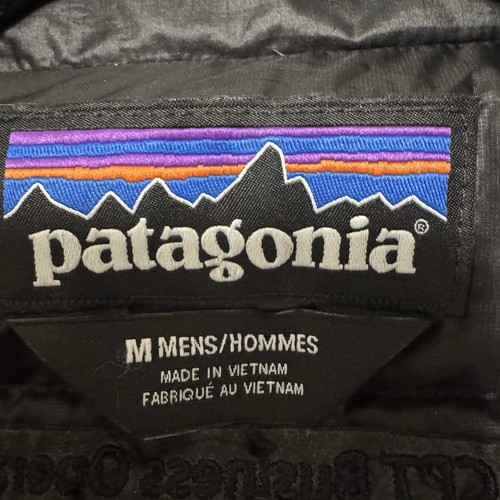 NWOT Patagonia Men's Down Sweater Vest Black Size Medium With Ebay Embroidery - Picture 11 of 12