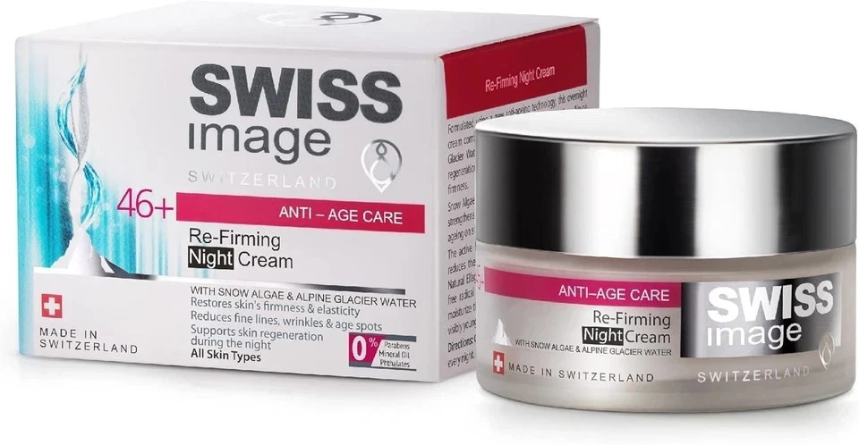 New Swiss Image Anti-Age 46+ Refirming Night Cream 50 ml Free Shipping Worldwide - Image 2 of 4