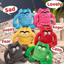 6 Pcs The Color Monster- Soft Plush Toy Emotions Stuffed Animal Lovely Doll Gift