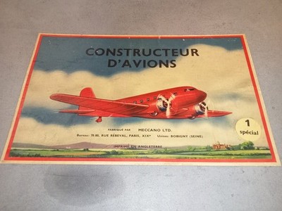 Notice Constructeur Meccano – Avion N°2 – Originale Et Complète – 23 Pages