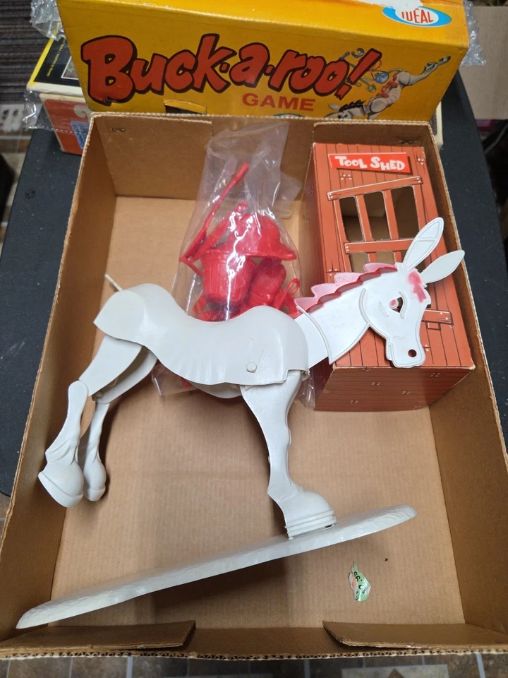 Vintage 1970 "Buck-A-Roo" Game / Rare IDEAL Toy Corp. Game No. 2354-9 Excellent - Image 3 of 4