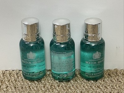 3 x 30 ml MOLTON BROWN Duschgel COASTEL CYPRESS & SEA FENNEL - Reisegröße - NEU