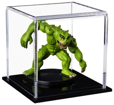 Acrylic Display Case, Cube, Dust Cover and Riser 3" x 3" x 3" (A046-DS)