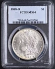 1888O Morgan Dollar PCGS MS64
