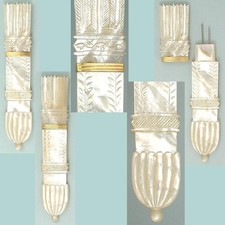 Antique Palais Royal Mother of Pearl Needle Case * French * Circa 1820