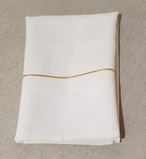 CHALICE VEIL CHURCH ALTAR VESTMENT IVORY W/GOLD DETAIL IMPERFECTION BUT SO NICE