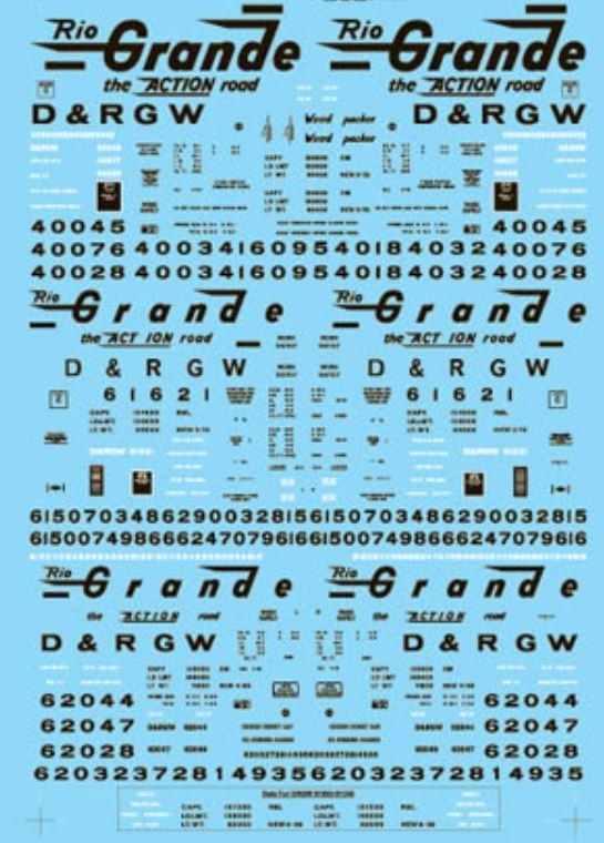 Microscale 60-1213 N Scale Rio Grande D&RGW 50' Boxcar Freight Car ...