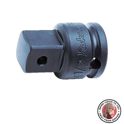 Koken 3/8 9,5mm SQ. Schlagadapter 1/2 (male) 12,7 mm SQ. 13344A