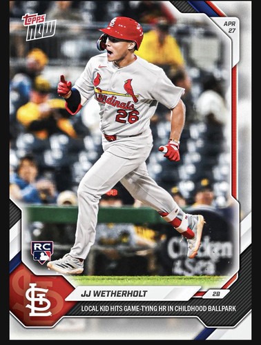 2026 Topps Now 134 JJ Wetherholt