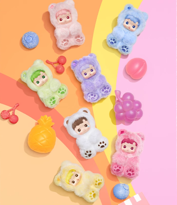 HACIPUPU GUMMY BEAR SERIES-VINYL PLUSH PENDANT BLIND BOX HOT TOY