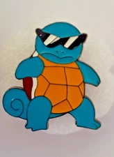 SQUIRTLE-POKEMON-ENAMEL PIN-SHIP ALL THE PINS YOU BUY FOR $4.99-VISIT OUR STORE