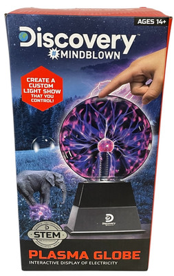 Discovery #MINDBLOWN Plasma Globe Lamp, an interactive novelty light