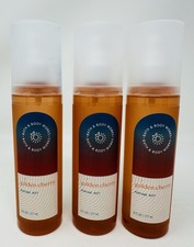 GOLDEN CHERRY BATH  BODY WORKS PERFUME MIST SPRAY 6 OZ WARM WOODS LOT OF 3