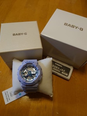 Baby-G Uhr 5338 Lavender Resin Quartz gebraucht aus Japan