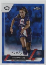 2022 Chrome UEFA Women's Champions League Sapphire Edition Lieke Martens #40 d3b