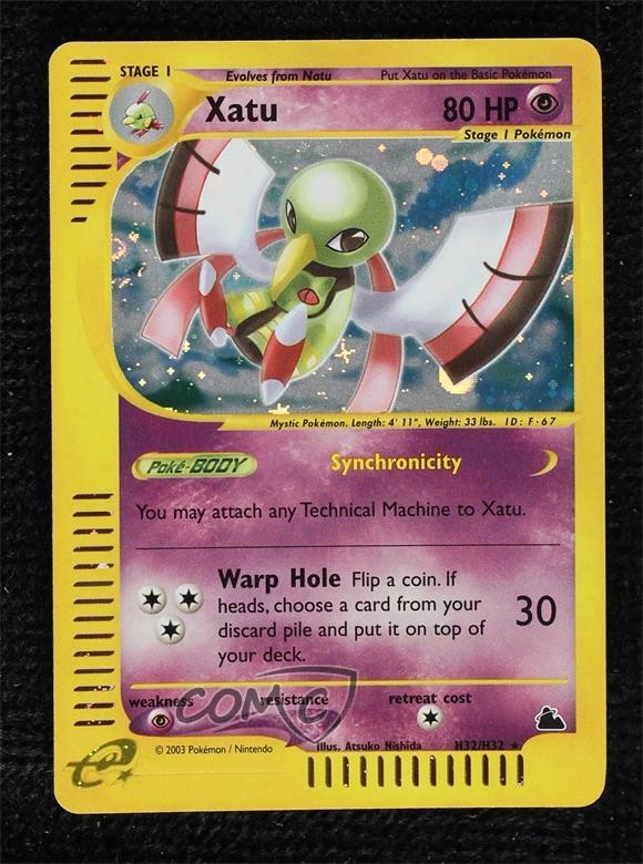 Xatu Pokemon e-Card Series Skyridge #H32 2003 1kx5