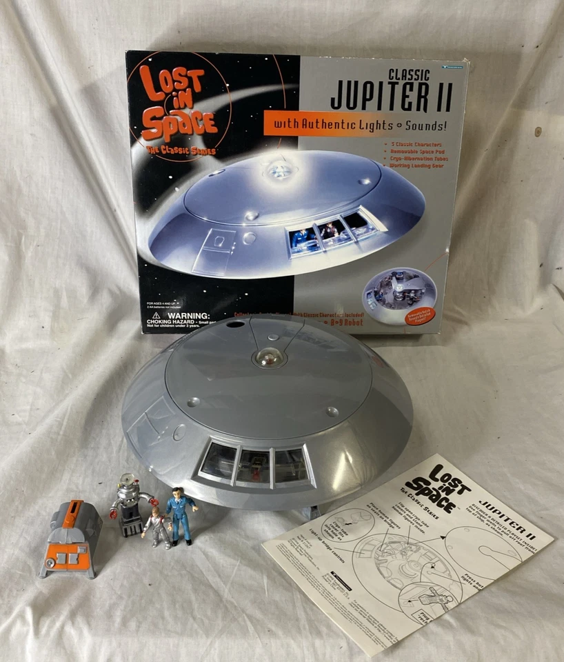 Jogo de nave espacial JUPITER 2 clássico anos 1960 Trendmasters LOST IN SPACE não usado 1998 - Imagem 4 de 4