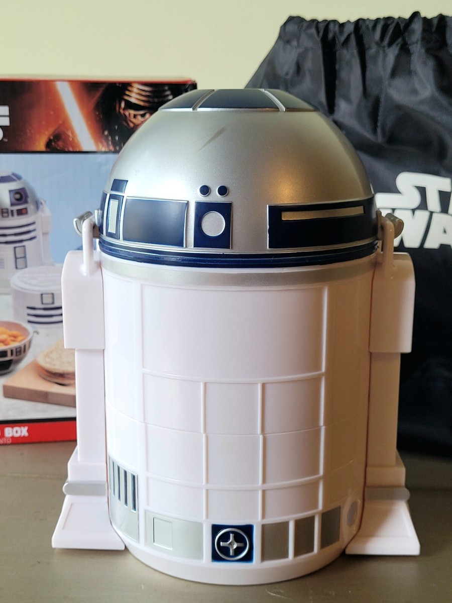Star Wars R2-D2 Bento Box with Sandwich Stamp and Storage Bag- In