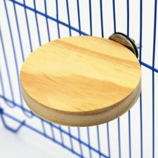 Wood Bird Perch Stand,Playground, Bird Play Gym Wood Perch Stand  Round 5 inch 