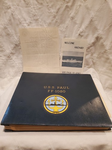 1979-80 USS Paul FF-1080 Deployment Cruise Book USN Navy Yearbook Log Book - Picture 1 of 16