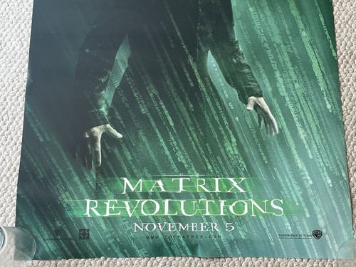 Matrix Revolutions 27" x 40" Original 2003 DOPPELSEITIGE Filmplakate 4er Set - Bild 12 von 20