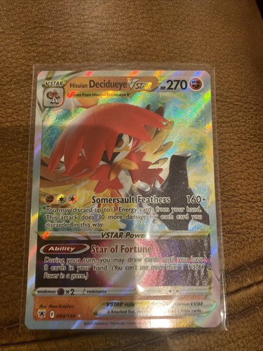 Pokemon VSTAR HISUIAN DECIDUEYE - 第 1/10 張圖片