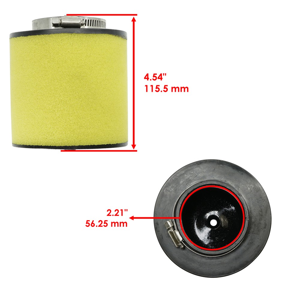 Honda Air Filter Cover Caltric Air Filter For Honda TRX250 ATV - Replaces OEM 17254-HM8-000, Foam Filter (Not Pre-Oiled) Honda Recon Parts