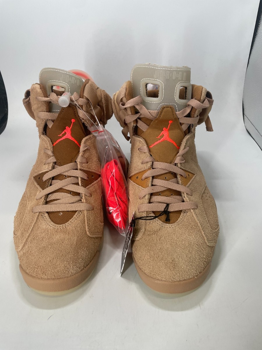 Size 10.5 - Jordan 6 Retro x Travis Scott Mid British Khaki Size 10.5 - Jordan 6 Retro x Travis Scott Mid British Khaki