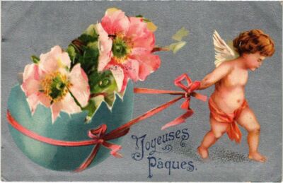 PC EASTER GREETINGS FANTASY ANGELS (a34018)