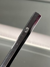 N penna sfera metallo argentato massiccio modello Bic scrive vintage....