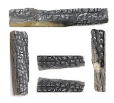 Tronchi in ceramica per camino 5 pezzi per caminetti a gas etanolo e caminetto a gas