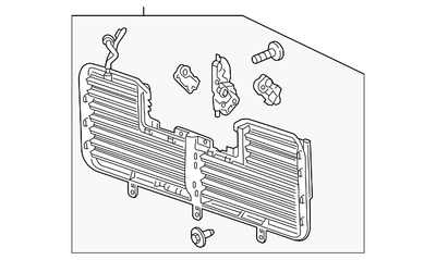 Genuine Gm Radiator Shutter Assembly 84497855 Parts Accessories Car Truck Parts