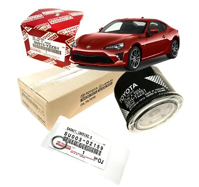 10 Set OEM Genuine Toyota Oil Filter & Gasket 90915-YZZS1 SU003