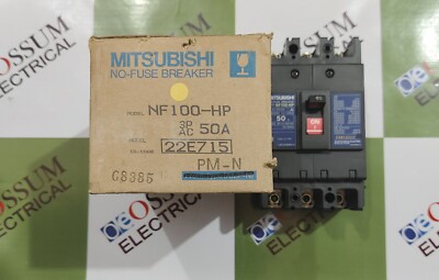 MITSUBISHI NF100-HP CIRCUIT BREAKER 50A  440VAC 50KA FREE FAST SHIPPING