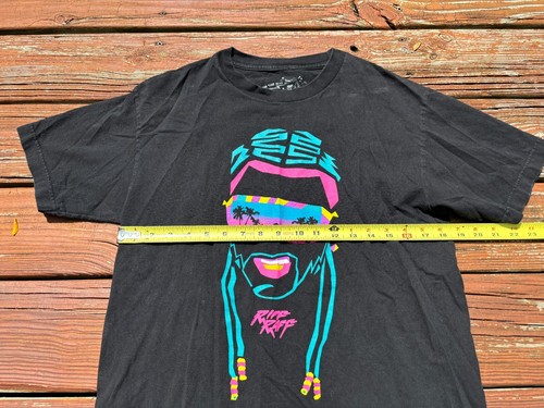 Riff Raff Jody High Roller Rap T-Shirt Neon Icon Hip Hop Tour Merch Medium - Picture 5 of 6
