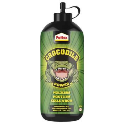 Pattex Crocodile Power Holzleim Leistungsstark Wasserfest Holzkleber 225g