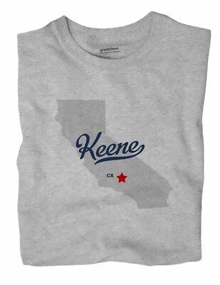 Keene California CA T-Shirt MAP