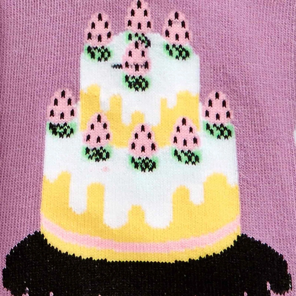 NUEVO CON ETIQUETAS CALCETÍN IT TO ME BAKING MAGIC CALCETINES HASTA LA RODILLA ROLLER DERBY DISCO GOLF PÚRPURA Foto 2 de 2