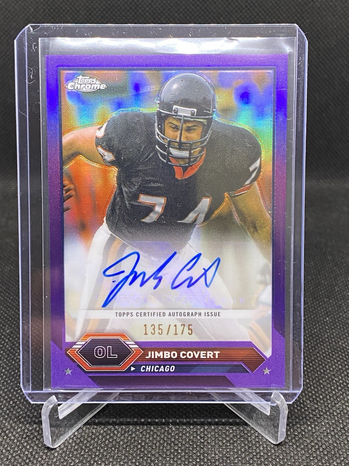 2023 Topps Composite Topps Chrome Autographs Purple Refractor  Jimbo Covert /175