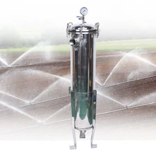 304 Stainless Steel Bag Filter Housing 150PSI 2 in NPT In/Out High Pressure