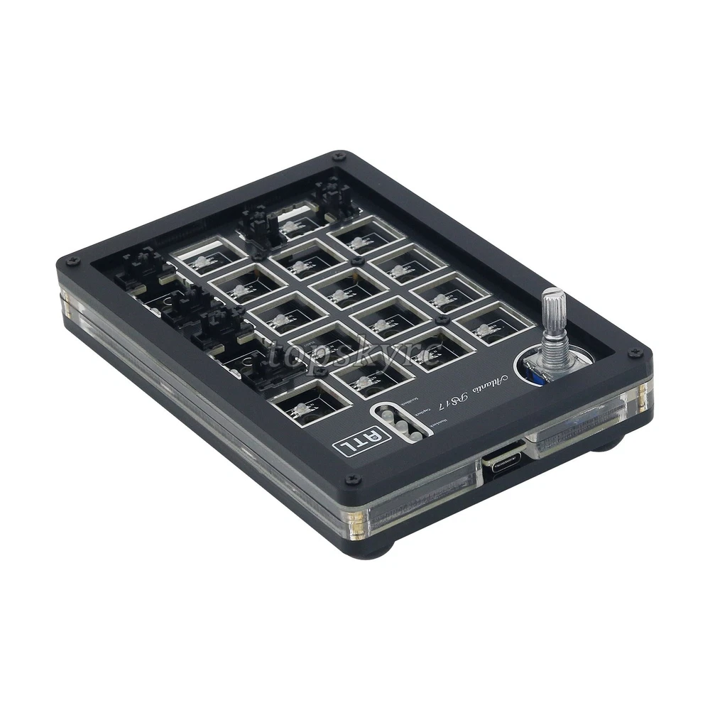 Compact Numpad Mechanical Keyboard with VIA Compatibility PS17 Number Pad