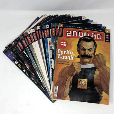 Lot of 20- 2000 AD Magazine Prog & Judge Dredd Magazines UK 1054-1149 Incomplete
